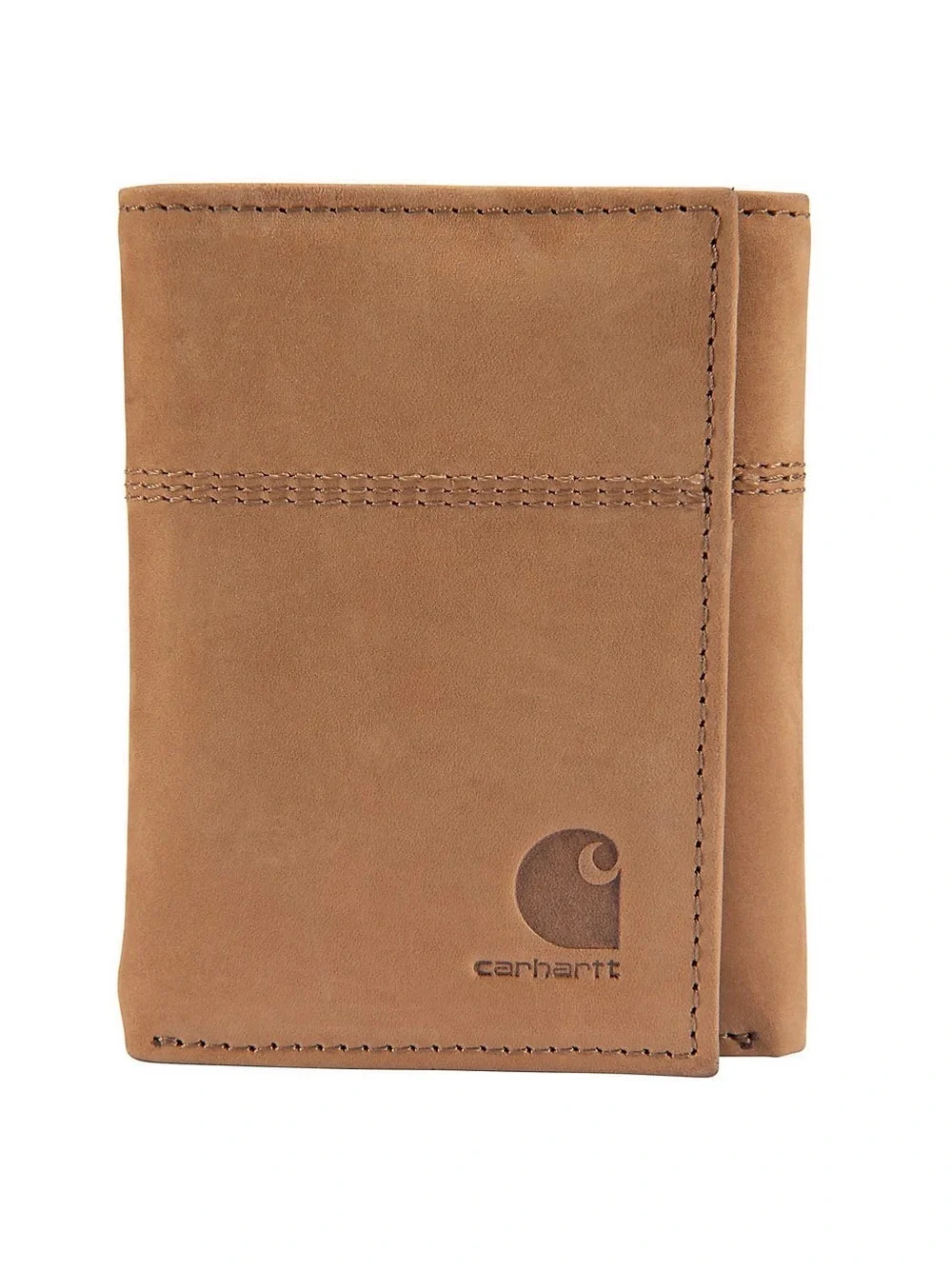 NWT Carhartt Men's Saddle Leather Trifold Wallet